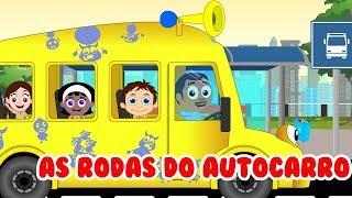 A Roda do Autocarro - Wheels on the bus in Peninsular Portuguese - Música infantil