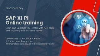 Master SAP XI PI with Proexcellency Online Training | Certification Guide