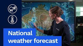 National Weather Forecast 26 Sept 2024: Wet in WA and the east, sunny over central & south-east Aus