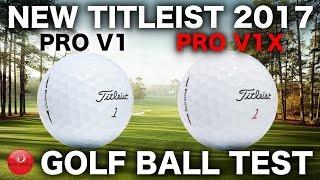 NEW TITLEIST PRO V1 & PRO V1X GOLF BALL TEST