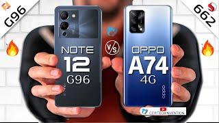 Infinix Note 12 G96 vs OPPO A74 (4G) AnTuTu Benchmark | Camera | Display | Design Full Comparison