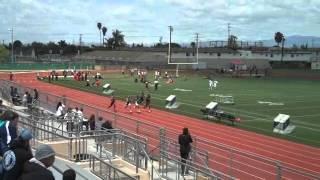 Ryan Hunley 100M Los Angelos Championships 2012