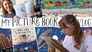 my journey of illustrating & self publishing a picture book artist diaries vlog