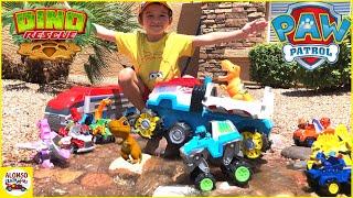 Dino Patroller To The Rescue New Mission with Paw Patrol Dino Rescue Toys