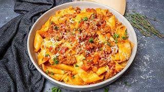 Easy Pork Ragu Pappardelle