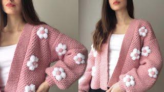 CROCHET DAISY CARDIGAN TUTORIAL | DIY