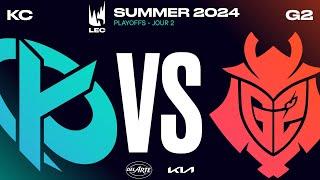 KCORP vs G2, ils les envoient en LOSER BRACKET | LEC Summer 2024