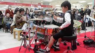 Y.M.C.A. Drum Solo 7 y/o Drummer