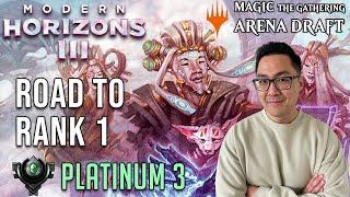 Is Genku Worth The Splash? Absolutely! | Platinum 3 | Road To Rank 1 | MH3 Draft | MTG Arena