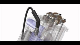 Briggs and Stratton OHV Intek Engine Solidworks Animation