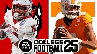 NC State vs Tennessee - Week 2 Simulation (EA College Football 25)