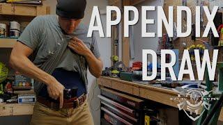 How To Draw From Appendix Holsters!! Concealed Carry Break Down.