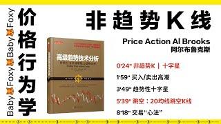 第3期 价格行为学|Price Action Al Brooks|非趋势K线|十字星|买入卖出高潮|20均线跳空K线