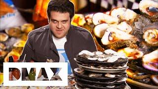 Will Adam Be Able To Eat 180 OYSTERS? | Man v. Food