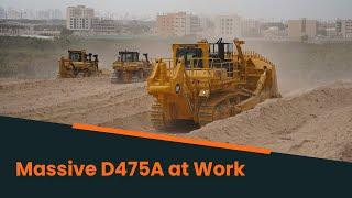 The Komatsu D475A Bulldozer at Work | Al Marwan Machinery | #2