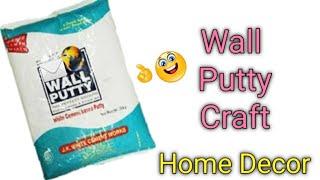 426. DIY Home Decor | Wall Putty Craft | DIY Idea using Wall Putty | Home Decoration Ideas