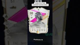 6PM CONTENT IN AROUND 60 SECONDS #fyp #futties #fifa #xpglitch #foryou #playerpick #shorts #fut #ea