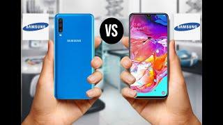 Samsung A50 vs samsung A70  مقارنة