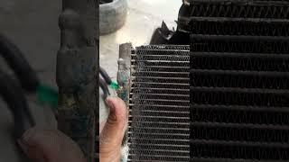 Car AC cooling coil leakage / Car AC EVAPORATOR leakage replace #automobile #mechanic