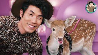 Eugene Gets Surprised By A Baby Deer 