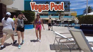 Palms Casino Pool - June 2 2024 - 4K UHD