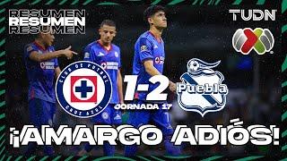 HIGHLIGHTS | Cruz Azul 1-2 Puebla | AP2023-J17 | Liga Mx | TUDN