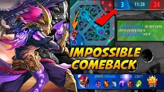 IMPOSSIBLE COMEBACK! HARD CARRY SOLO RANK/Hanzo Gameplay