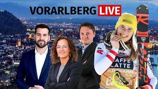 Vorarlberg LIVE mit Katharina Liensberger, BM Simon Tschann und Eva Hammerer