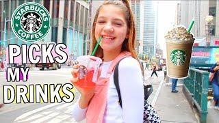 I Let Starbucks Baristas Pick My Drinks for a WEEK! *NYC EDITION!*