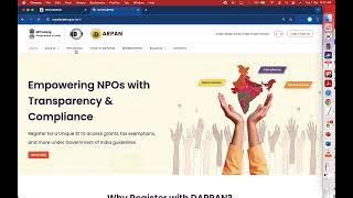 how to verify the NGO on NGO Darpan Portal