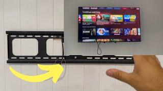 Amazon Basics Tilt TV Wall Mount with Horizontal Post Installation Leveling (review)