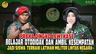 Praka Jingko, Belajar Otodidak dan Ambil Kesempatan Jadi Siswa Terbaik Latihan Militer Lintas Negara