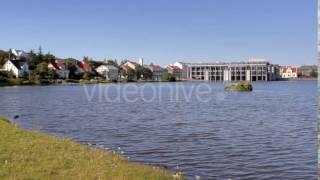 Lake Tjornin In a Centre Of City - Stock Footage | VideoHive 15160341