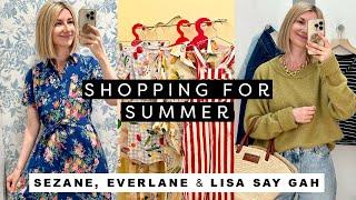 Shopping For Summer Vacation - SEZANE, Everlane & Lisa Say Gah Haul & Try-On San Francisco