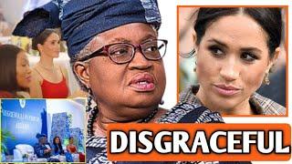 CAMERA DIDN'T CATCH IT! Dr Ngozi Okonjo Spills Meghan Sob As No One Cheered Her Up During Her Speech
