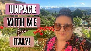 Unpack with me: Bringing Italy Home! Souvenirs, Trip Highlights, Favorites, Fails & More!