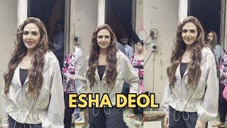 Esha deol & Sudheer Babu Spotted At Mehboob Studio #eshadeol #sudheerbabu