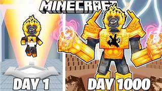 I Survived 1000 Days as MR. CLOCK in Minecraft!