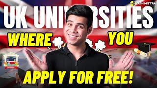 UK Universities Waiving Application Fee for International Students