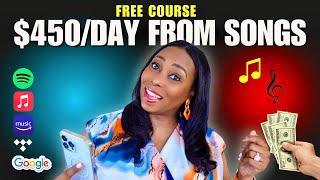 How To Make $450/Day Selling AI Music (Spotify, YouTube, Apple, Tidal) | EASY Method!
