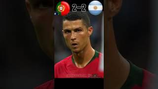 Portugal VS Argentina World Cup Final Imaginary Ronaldo vs Messi  #youtube #short #football