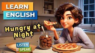 Hungry at Night  | Improve Your English | English Listening Skills - Speaking Skills