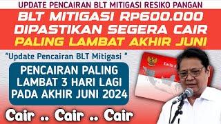 RESMI !! BLT MITIGASI Rp600.000 DIPASTIKAN SEGERA CAIR, PALING LAMBAT AKHIR JUNI 2024