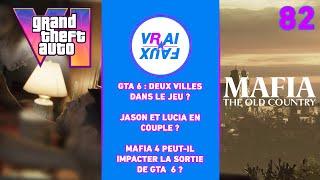 VRAI OU FAUX ? DEUX VILLES DANS GTA 6 ? JASON ET LUCIA EN COUPLE ? MAFIA 4 IMPACTE LA SORTIE GTA 6 ?