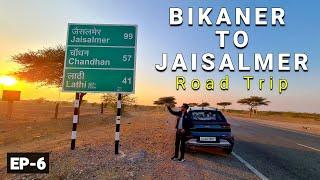 Bikaner To Jaisalmer Road Trip Through Golden Sands | Gajner Palace Bikaner | Vikram Xplorer