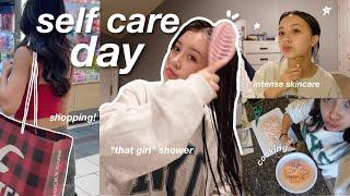 SUMMER SELF CARE DAY|| shopping at hollister, cooking, skincare and more!