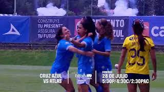 Cruz Azul Femenil vs Atlas Femenil | Promo | Zona TUDN en VIX 