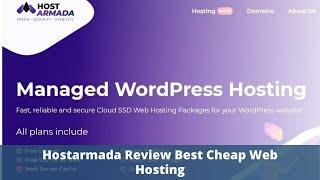 Hostarmada Review Best Cheap Web Hosting