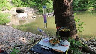 BAKED COOKOUT AT THE WATERFALL