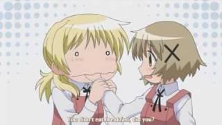 Hidamari Sketch - Miya-chan eats bread